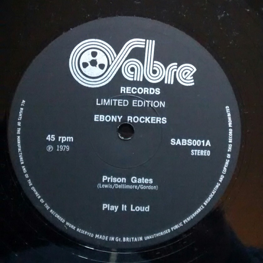 Ebony Rockers Prison Gate Sabre records
